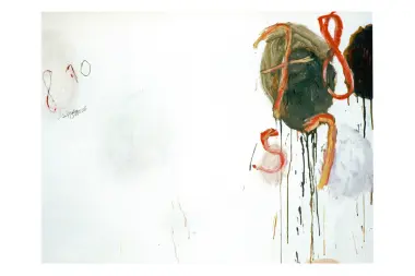 Acryl, Kreide, Bleistift auf Holz - 100x130cm