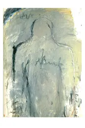 Acryl, Kreide auf Papier - 100x70cm