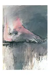 Acryl, Kreide auf Papier - 124x88cm