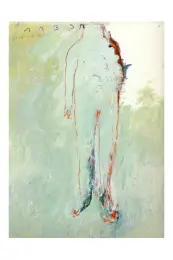 Acryl, Bleistift auf Papier - 124x88cm